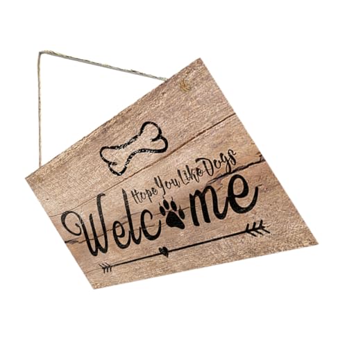 WEKADRIN Rustikales Willkommensschild aus Holz dichteplatte Wetterfestes Haustür schild mit Aufhängeseil Dekoratives Türschild für Veranda Eingang Hochzeit und Geschäft WEKADRIN Rustikales Willkommensschild aus Holz dichteplatte Wetterfestes Haustür schild mit Aufhängeseil Dekoratives Türschild für Veranda Eingang Hochzeit und Geschäft von WEKADRIN
