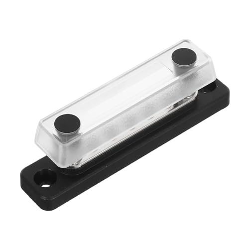 WEKADRIN Schwarzer Position Verteilerblock mit Abdeckung Robuster Verteiler für Wohnmobile Boote und Solaranlagen Platzsparendes Terminal für Zuverlässige Stromverteilung und von WEKADRIN