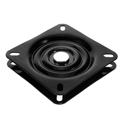 WEKADRIN Schwarzer Quadratischer Drehmechanismus für Barhocker Drehbare Stabile Metallbasis mit Robustem Lager Ersatz drehteller für Stühle Bürostühle Möbel und Recliner WEKADRIN Schwarzer Quadratischer Drehmechanismus für Barhocker Drehbare Stabile Metallbasis mit Robustem Lager Ersatz drehteller für Stühle Bürostühle Möbel und Recliner von WEKADRIN