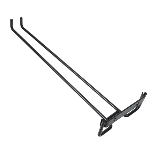 WEKADRIN Schwarzer Weinregal Hängender Gläserhalter aus Robustem Metall Platzsparend unter Schrank Montierbar Stabiles Stemware Rack für Bar Küche Restaurant Praktisches Weinglas von WEKADRIN