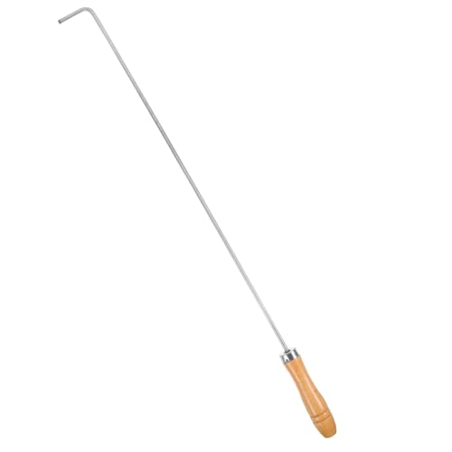WEKADRIN Schwerer Edelstahl Kaminpoker Lang Hitzebeständig und Robust Vielseitiges Feuerwerkzeug für Haushalt Outdoor und Grill Praktisches Feuerstecher Tool von WEKADRIN