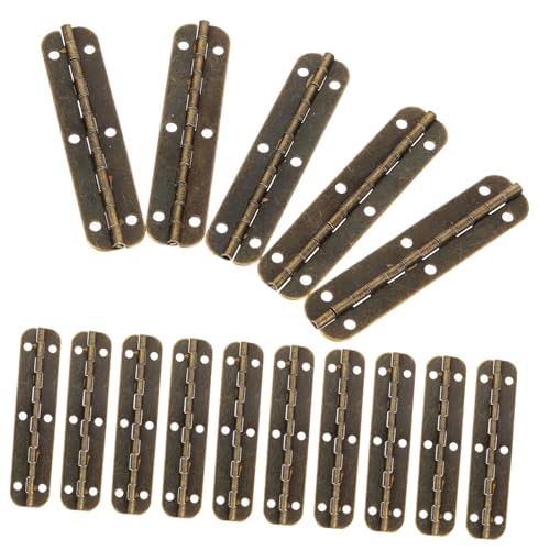 WEKADRIN Schweres Klavierband Robustes Möbel Holzscharnier mit Vorgebohrten Löchern für Schmuckkästen und Möbel Rostfrei Langlebig und Flexibel Einsetzbar von WEKADRIN