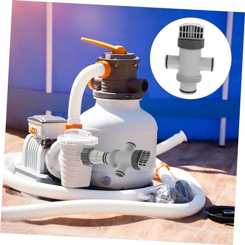 WEKADRIN Schwimmbad Ersatzteil PVC Schlauchadapter für Poolpumpen Dichtes Kolbenventil Einfache Installation Kompatibel mit Skimmer Filtersystem Zubehör von WEKADRIN