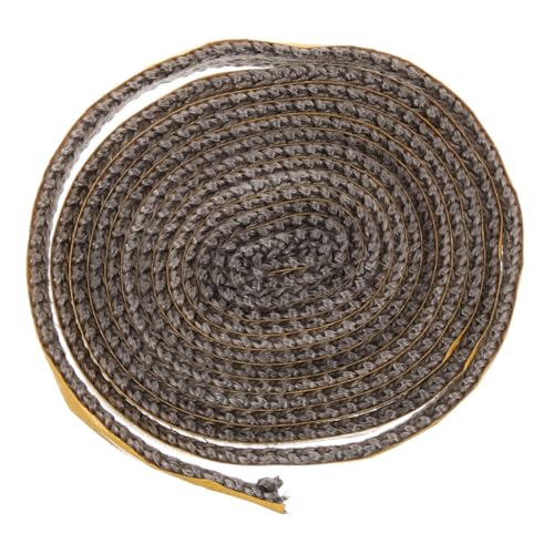 WEKADRIN Selbstklebendes Hitzebeständiges Glasfaser Dichtband für Holzofen und Kamintürdichtung Flaches Rutschfestes Ofendichtungsseil zur Einfachen Universellen Abdichtung WEKADRIN Selbstklebendes Hitzebeständiges Glasfaser Dichtband für Holzofen und Kamintürdichtung Flaches Rutschfestes Ofendichtungsseil zur Einfachen Universellen Abdichtung von WEKADRIN