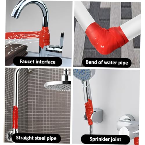 WEKADRIN Selbstklebendes Wasserdichtes Dichtungsband aus Silikonkautschuk für PVC Ppr Metall Rohre Abdichtung und Reparatur Langlebig Wetterbeständig für Rohrleckage und WEKADRIN Selbstklebendes Wasserdichtes Dichtungsband aus Silikonkautschuk für PVC Ppr Metall Rohre Abdichtung und Reparatur Langlebig Wetterbeständig für Rohrleckage und von WEKADRIN