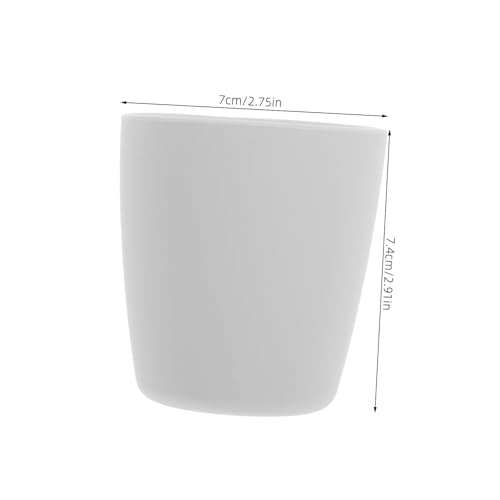 WEKADRIN Silikon Trinkbecher für Bpa frei Anti sturz Mundspülbecher Badezimmerzahnbürstenhalter Trainingsbecher Weicher Sicherer Trinkbecher von WEKADRIN