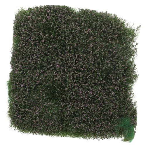WEKADRIN Simuliertes Gras Und Blütenstände Für Modelleisenbahn, Miniatur-Vegetation, Gelände, Landschaftsrequisiten, Kunstrasen Für DIY-projekte, Lila von WEKADRIN
