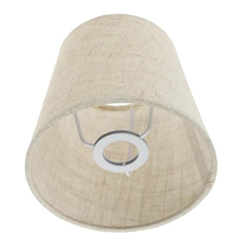 WEKADRIN Stabiler Stoff lampenschirm Ersatzschirm mit Metallrahmen Leichter Austausch Schmaler Lampenschirm für Wohnzimmer Schlafzimmer Bar Gemütliche Beleuchtung Einfache Montage von WEKADRIN