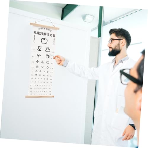 WEKADRIN Standard Logarithmisches Sehschärfetest Poster Weiß Präzise Augendiagramm für Familie Kindergarten Schule Kleine Kliniken Wanddekoration WEKADRIN Standard Logarithmisches Sehschärfetest Poster Weiß Präzise Augendiagramm für Familie Kindergarten Schule Kleine Kliniken Wanddekoration von WEKADRIN