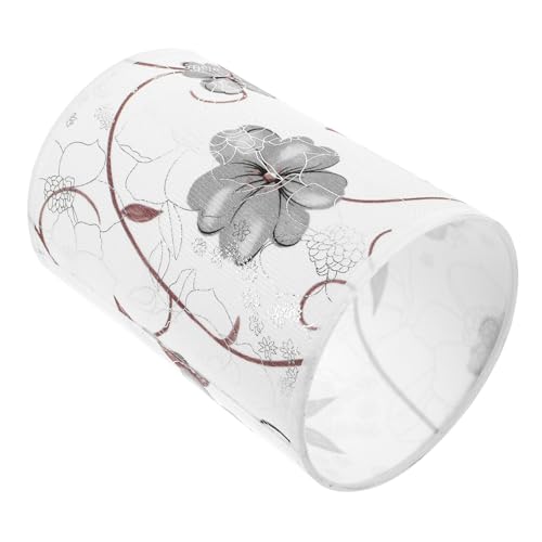 WEKADRIN Stoff lampenschirm für Tischlampe Minimalistischer Moderner Lichtschutz Stabiler Lampenschirm aus Stoff Blendfreier Lampenüberzug für Schreibtisch Stehlampen Elegantes von WEKADRIN