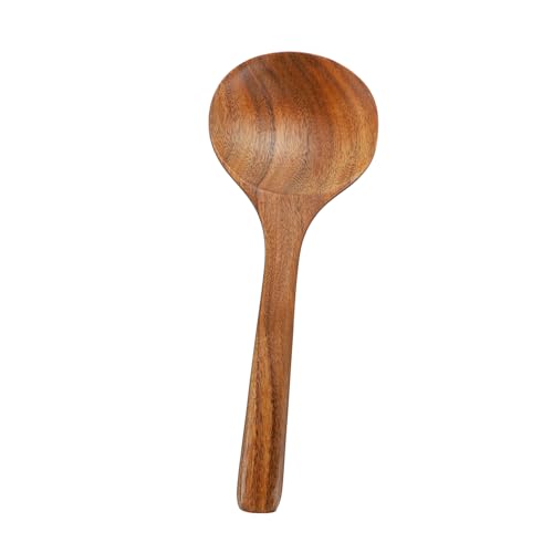 WEKADRIN Suppenkelle aus Hochwertigem Holz Langlebig und Handlich Glatte Oberfläche Hitzebeständig für Kochen und Servieren Umweltfreundliches Küchenutensil mit Langem Griff von WEKADRIN