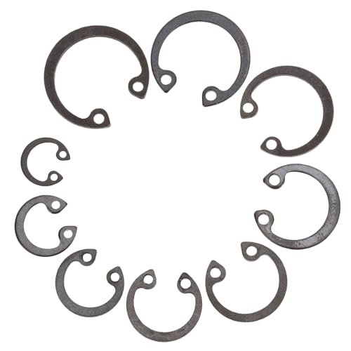 WEKADRIN Teiliges Stahl Sicherungsringe für Wellen C Snap Ring Sortiment Elastische Sprengringe Robust und Verschleißfest Geeignet für Maschinenwartung und Reparatur WEKADRIN Teiliges Stahl Sicherungsringe für Wellen C Snap Ring Sortiment Elastische Sprengringe Robust und Verschleißfest Geeignet für Maschinenwartung und Reparatur von WEKADRIN