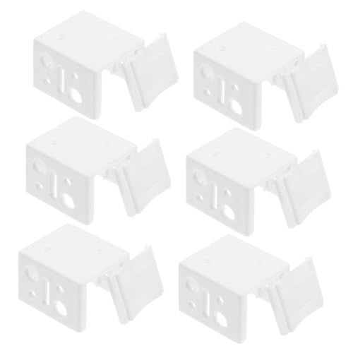 WEKADRIN Teiliges Weiße Jalousien Halterungen Stabile Box Montageblenden Halter Langlebige Fensterjalousien Befestigungsclips Einfache Installation für und Bürogebrauch von WEKADRIN