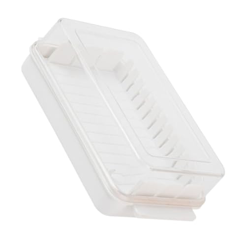 WEKADRIN Transparente Butterschneidebox mit Abnehmbarem Deckel und Integriertem Schneidefach Vielseitige Aufbewahrungsbox aus Robustem PP für Frische Butter und Käse für Küche und WEKADRIN Transparente Butterschneidebox mit Abnehmbarem Deckel und Integriertem Schneidefach Vielseitige Aufbewahrungsbox aus Robustem PP für Frische Butter und Käse für Küche und von WEKADRIN