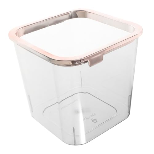 WEKADRIN Transparenter Kleiner Pet Tischabfalleimer Tragbarer Quadratischer Papierkorb für Büro Schlafzimmer Wohnzimmer Robust und Stilvoll Einfacher Müllbehälter für Zuhause und von WEKADRIN