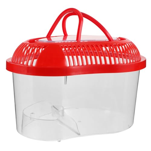 WEKADRIN Tragbarer Reptilientank Aus Kunststoff Fischtransportbehälter Mit Belüftungslöchern Integrierter Sonnenbereich Für Eidechsen Robuste Konstruktion Sicherer Deckel Für Kleine WEKADRIN Tragbarer Reptilientank Aus Kunststoff Fischtransportbehälter Mit Belüftungslöchern Integrierter Sonnenbereich Für Eidechsen Robuste Konstruktion Sicherer Deckel Für Kleine von WEKADRIN