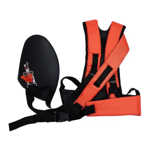 WEKADRIN Trimmer Tragegurt Doppel Schultergurt Gepolstert Langlebig für Freischneider Gartengeräte mit Gewichtsverteilung für Komfortable Nutzung und Reduzierte Ermüdung von WEKADRIN