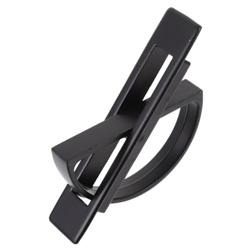 WEKADRIN Verdeckter Möbelgriff aus Zinklegierung Drehbarer Eingelassener Schrank Schubladengriff Platzsparender Türgriff für Tatami Küchenschrank Kommode und Schiebetür Langlebiges von WEKADRIN