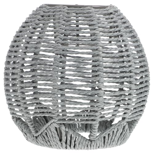 WEKADRIN Vintage Hängelampe Lampenschirm aus Gewebtem Rattan Dekorativer Deckenlampenschirm für Wohnzimmer Esszimmer Natürlicher Retro stil Warmes Diffuses Licht Geeignet für Hängelampen WEKADRIN Vintage Hängelampe Lampenschirm aus Gewebtem Rattan Dekorativer Deckenlampenschirm für Wohnzimmer Esszimmer Natürlicher Retro stil Warmes Diffuses Licht Geeignet für Hängelampen von WEKADRIN