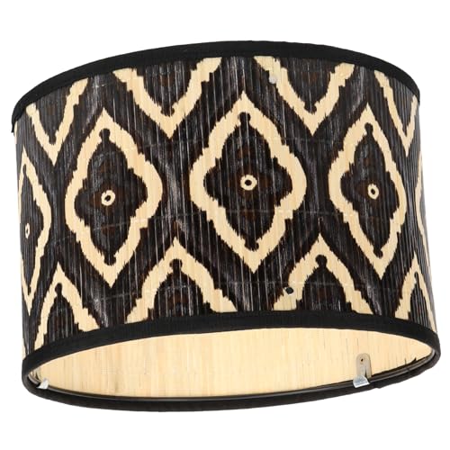 WEKADRIN Vintage Lampenschirm Pendelleuchte Handgewebt Geometrisch Deckenlampe Für Wohnzimmer Schlafzimmer Hotel Dekoration WEKADRIN Vintage Lampenschirm Pendelleuchte Handgewebt Geometrisch Deckenlampe Für Wohnzimmer Schlafzimmer Hotel Dekoration von WEKADRIN