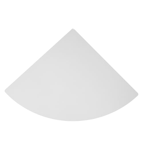 WEKADRIN Wand Eckregal aus Dreieckiges Wandmontiertes Fan Form Ablagefach Weiß Platzsparend Robust für Küche Bad Büro und Schlafzimmer Geeignet WEKADRIN Wand Eckregal aus Dreieckiges Wandmontiertes Fan Form Ablagefach Weiß Platzsparend Robust für Küche Bad Büro und Schlafzimmer Geeignet von WEKADRIN