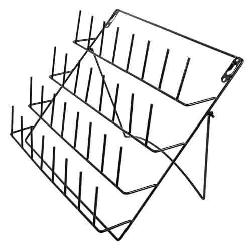 WEKADRIN Wandmontiertes Eisengestell Wandregal mit Großzügigem Stauraum Robustes Trockengestell für Labor Küchenutensilien Einfach zu Montierendes Wandaufbewahrungsregal für Ordentliche WEKADRIN Wandmontiertes Eisengestell Wandregal mit Großzügigem Stauraum Robustes Trockengestell für Labor Küchenutensilien Einfach zu Montierendes Wandaufbewahrungsregal für Ordentliche von WEKADRIN