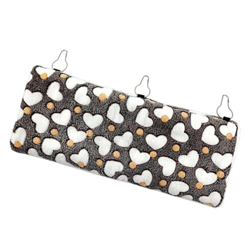 WEKADRIN Warme Verschleißfeste Hängematte für Kleine Haustiere Atmungsaktives Schlafnest mit Metallhaken Geeignet als Gemütliches Bett und Versteck für Hamster Ratten Chinchillas und WEKADRIN Warme Verschleißfeste Hängematte für Kleine Haustiere Atmungsaktives Schlafnest mit Metallhaken Geeignet als Gemütliches Bett und Versteck für Hamster Ratten Chinchillas und von WEKADRIN