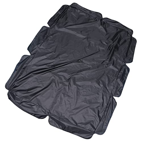 WEKADRIN Wasserdichte Garten Schaukel Abdeckung Elastisches Band Staubschutz Uv Schutz für Dreisitzige Gartenschaukel Outdoor Schwarz von WEKADRIN
