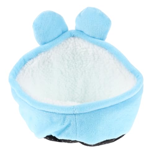 WEKADRIN Weiches Warmes Hamsterbett aus Langlebigem Material Kuscheliges Schlafnest für Kleine Haustiere Tragbares Nest für Sofa Boden und Auto für Kaninchen und Meerschweinchen von WEKADRIN