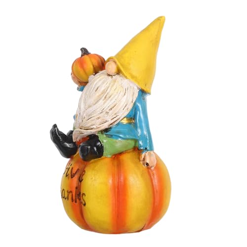 WEKADRIN Wetterfeste Gartenzwerg Statue aus Resin mit Herbst Kürbis Saison Design für Innen und Außen Dekorativer Zwergharzfigur für Herbst und Thanksgiving Deko WEKADRIN Wetterfeste Gartenzwerg Statue aus Resin mit Herbst Kürbis Saison Design für Innen und Außen Dekorativer Zwergharzfigur für Herbst und Thanksgiving Deko von WEKADRIN