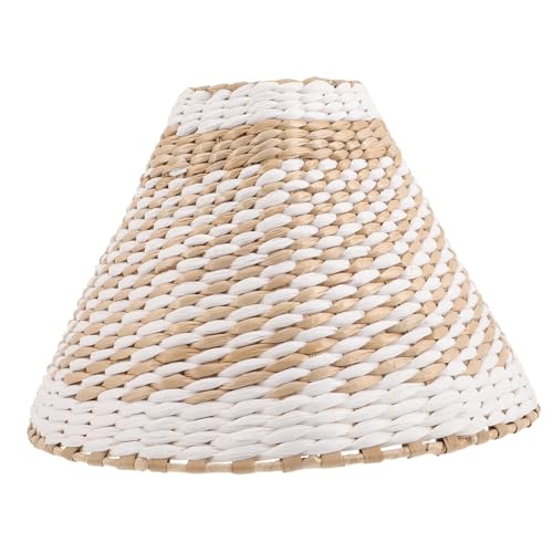 WEKADRIN Woven Lampenschirm aus Papier Ersatz für Tisch Stehlampe Leichter Gewebter Lampenüberzug Sanft Blendendes Licht Einfache Installation Vielseitig für Wohn Arbeitsräume Geeignet WEKADRIN Woven Lampenschirm aus Papier Ersatz für Tisch Stehlampe Leichter Gewebter Lampenüberzug Sanft Blendendes Licht Einfache Installation Vielseitig für Wohn Arbeitsräume Geeignet von WEKADRIN
