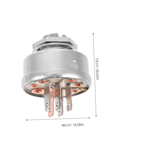 WEKADRIN Zündschalter für Rasenmäher Positionen schalter und Anschlüssen Kompatibel mit Inklusive Schlüssel Einfache Installation Ersatzteil für Motorstart von WEKADRIN
