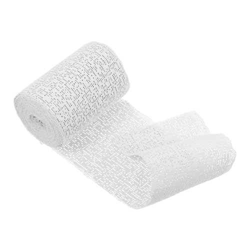 WEKAMOS 1 Roll Gips Streifen Gips Gips Gips Stoff Gips Wrap Rollen Für DIY -basteln, Bauchgusskörperform Maske Making Szenerie Kunst Weiß Weiß von WEKAMOS