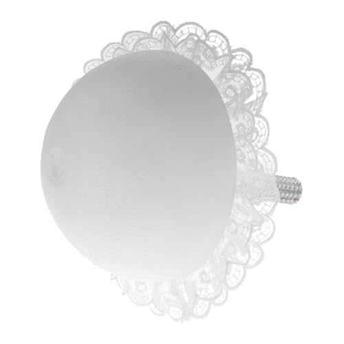 WEKAMOS Schaumstoffhalter Für Blumenarrangements Brautstrauß Form Für Hochzeiten Blumenbasis Block Spitzenrand Für Künstliche Blumen von WEKAMOS