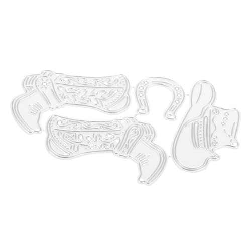 WEKAMOS 1 Satz DIY Stanzschablonen für Boot und Hut Metall Cutting Dies für Scrapbooking Karten und Papierkunst Prägeschablonen für Kreative Bastelprojekte von WEKAMOS