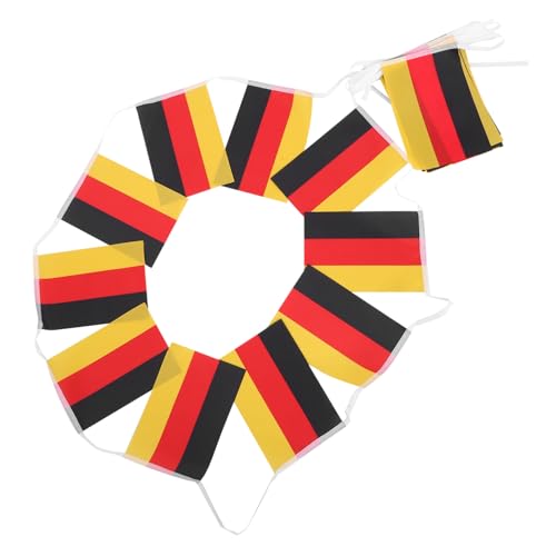 WEKAMOS 1 Satz Deutschland Flaggen Banner Mini Fahnen für Garten Deko Wiederverwendbar für Sportveranstaltungen Partys und Feiern WEKAMOS 1 Satz Deutschland Flaggen Banner Mini Fahnen für Garten Deko Wiederverwendbar für Sportveranstaltungen Partys und Feiern von WEKAMOS