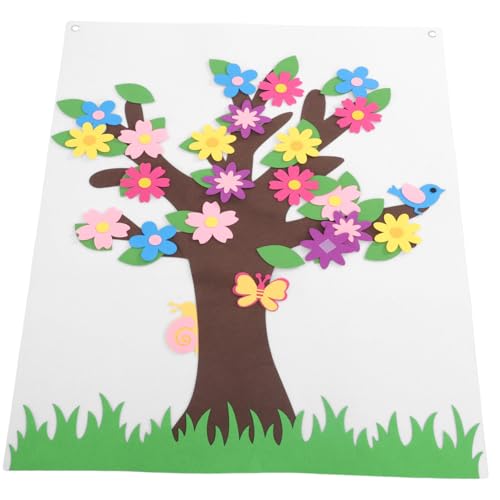 WEKAMOS 1 Satz Filzgeschichte mit Blumen Baumdekor Interaktive Wandgestaltung für Unterricht Aufzuhängen Vielseitige Aktivitäten Fördert WEKAMOS 1 Satz Filzgeschichte mit Blumen Baumdekor Interaktive Wandgestaltung für Unterricht Aufzuhängen Vielseitige Aktivitäten Fördert von WEKAMOS