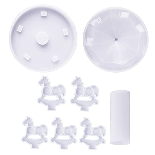 WEKAMOS 1 Satz Flexible Silikonform für DIY Rotationsspielzeug nicht Haftend für Epoxidharz Projekte für Kreative Handwerksliebhaber von WEKAMOS