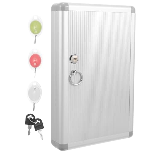 WEKAMOS 1 Satz Wandmontierter Schlüsselhalter aus Aluminiumlegierung Fächer Schlüsselsichere Aufbewahrungsbox für Hotels und Immobilienverwalter Installieren und Sicher WEKAMOS 1 Satz Wandmontierter Schlüsselhalter aus Aluminiumlegierung Fächer Schlüsselsichere Aufbewahrungsbox für Hotels und Immobilienverwalter Installieren und Sicher von WEKAMOS