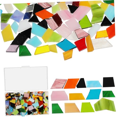 WEKAMOS 1 Schachtel Bunte Glasmosaikfliesen DIY Bastelset Vielfältige Formen und Farben für Kreative Dekorationen für Heimprojekte und Kunsthandwerk Sichere Verwendung WEKAMOS 1 Schachtel Bunte Glasmosaikfliesen DIY Bastelset Vielfältige Formen und Farben für Kreative Dekorationen für Heimprojekte und Kunsthandwerk Sichere Verwendung von WEKAMOS