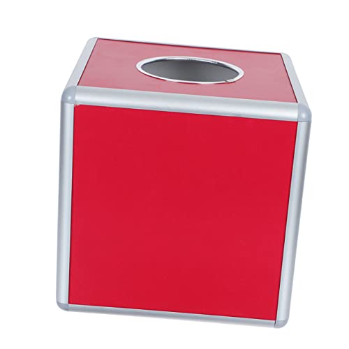 WEKAMOS 1 Stück Aluminium Lotteriebox Quadratische Aufbewahrungsbox für Verlosungen Unsichtbares Design für Gerechtigkeit für Firmenjahrestagungen Hohe Kapazität und Zufällige Farbe von WEKAMOS