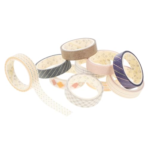 WEKAMOS 10 Rollen Washi Tape Set Dünnes Dekoratives Klebeband für Scrapbooking DIY Geschenkverpackung Vielseitig Einsetzbar Einfache Handhabung Klare Geometrische Muster Teiliges Set WEKAMOS 10 Rollen Washi Tape Set Dünnes Dekoratives Klebeband für Scrapbooking DIY Geschenkverpackung Vielseitig Einsetzbar Einfache Handhabung Klare Geometrische Muster Teiliges Set von WEKAMOS