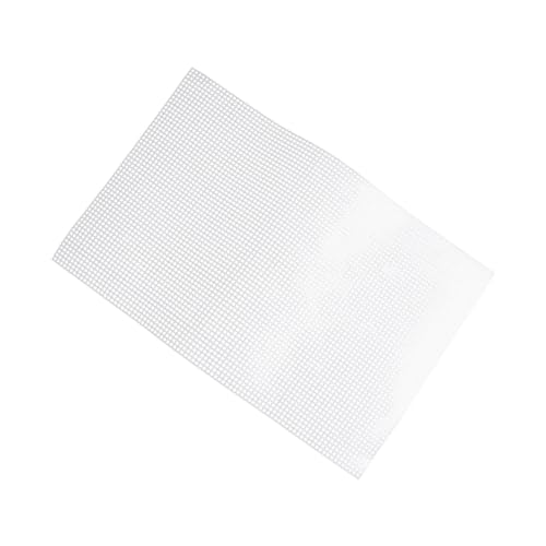 WEKAMOS 10stücke Kreuzstichnetze Aus Kunststoff Schneidbar DIY-netzblatt Mehrzweck-netzblatt Für Heimwerker Weiß Passend Für Wollgarn von WEKAMOS