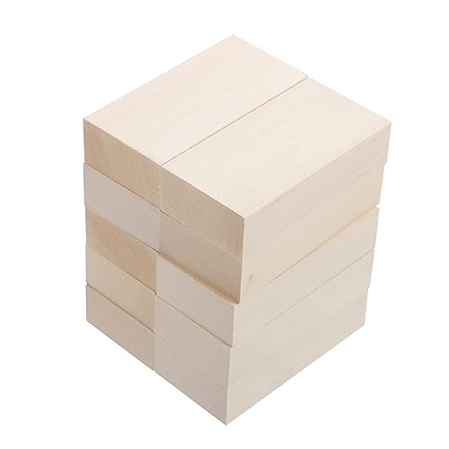 WEKAMOS 10 Stück DIY Lindenholz Platten Unbehandelte Holzblöcke für Bastelprojekte zum Schnitzen Malen und Schreiben Natürliche Holzfarbe WEKAMOS 10 Stück DIY Lindenholz Platten Unbehandelte Holzblöcke für Bastelprojekte zum Schnitzen Malen und Schreiben Natürliche Holzfarbe von WEKAMOS