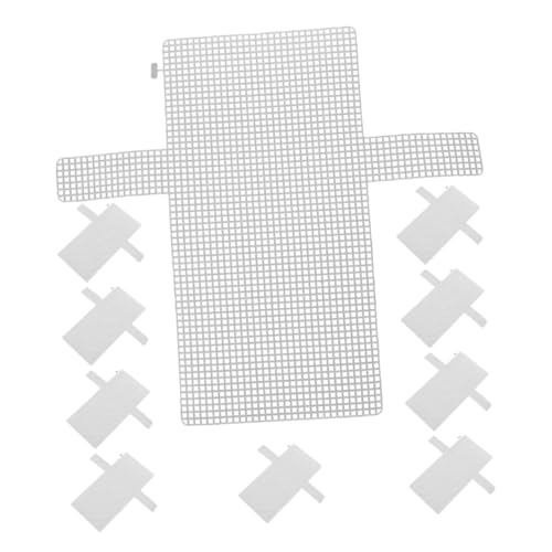 WEKAMOS 10 Stück Handgewebtes Netz DIY Strick Und Häkeltaschen Set Strick Und Häkelnetz Garn Bastelnetz DIY Handtaschen Herstellungsset Netz Geldbörsen Strickset von WEKAMOS