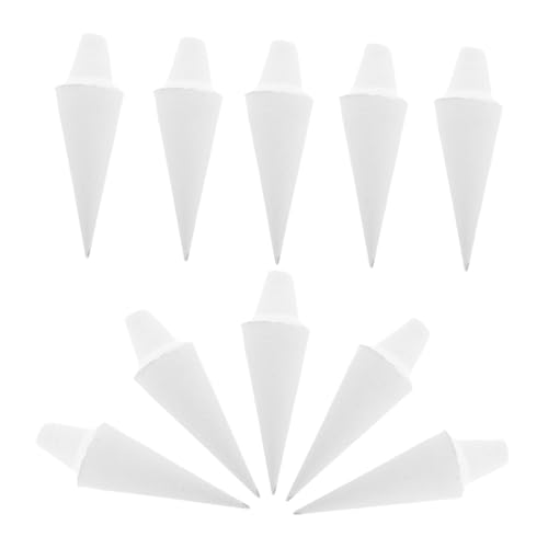 WEKAMOS 10 Stück Teiliges Hitzebeständige Keramik Töpferofen Stützen Töpferwaren Brennhalter Stabiler Antihaftbeschichteter Nagel für Brennofen Zubehör Langlebige Feuerfeste Ofennägel von WEKAMOS