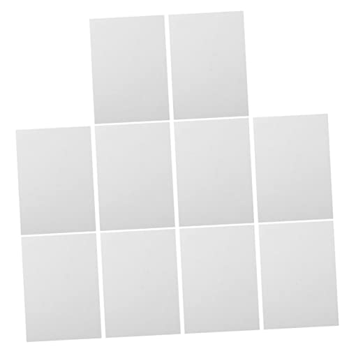 WEKAMOS 10 Stück Teiliges Sublimations Blanke Metalltafeln für DIY Wärmeübertragung Glänzende Silberne Oberfläche Aluminiumlegierung Sublimationsrohlinge für Foto Kunstdruck von WEKAMOS
