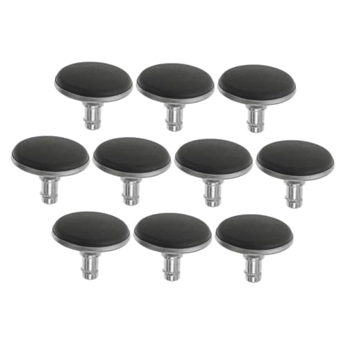 WEKAMOS 10 Stück Teiliges Verstellbare Möbel füße mit Gummiboden Robuste Plug Fixierfüße für Bürostuhl Verschleißfeste Geeignet für Hartboden und Bürostuhlrollen Ersatz von WEKAMOS
