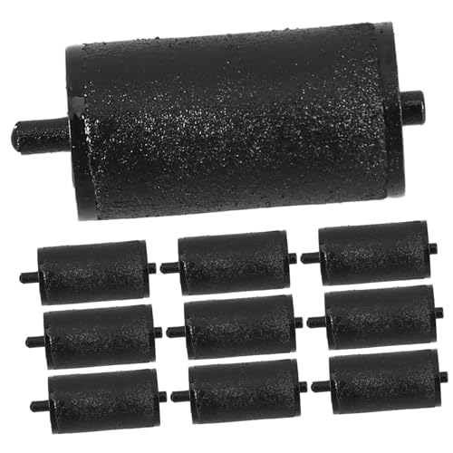 WEKAMOS 10 Stücke Maschine Tinte Rad Label Tinte Roller Etiketten Werkzeug Teile Label Maker Tinte Refill Preisgestaltung Werkzeug Schwarz Gummi Und von WEKAMOS