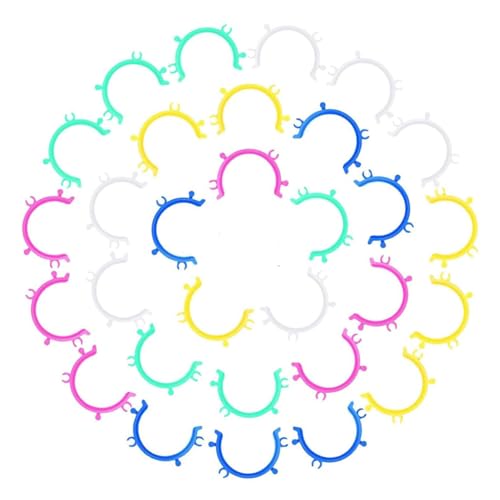 WEKAMOS 100 Stück Bunte Fadenclips Nähspulenhalter für Zuhause Zubehör für Organisation von Garnspulen Vielseitige Anwendung für Näharbeiten und Bastelprojekte WEKAMOS 100 Stück Bunte Fadenclips Nähspulenhalter für Zuhause Zubehör für Organisation von Garnspulen Vielseitige Anwendung für Näharbeiten und Bastelprojekte von WEKAMOS